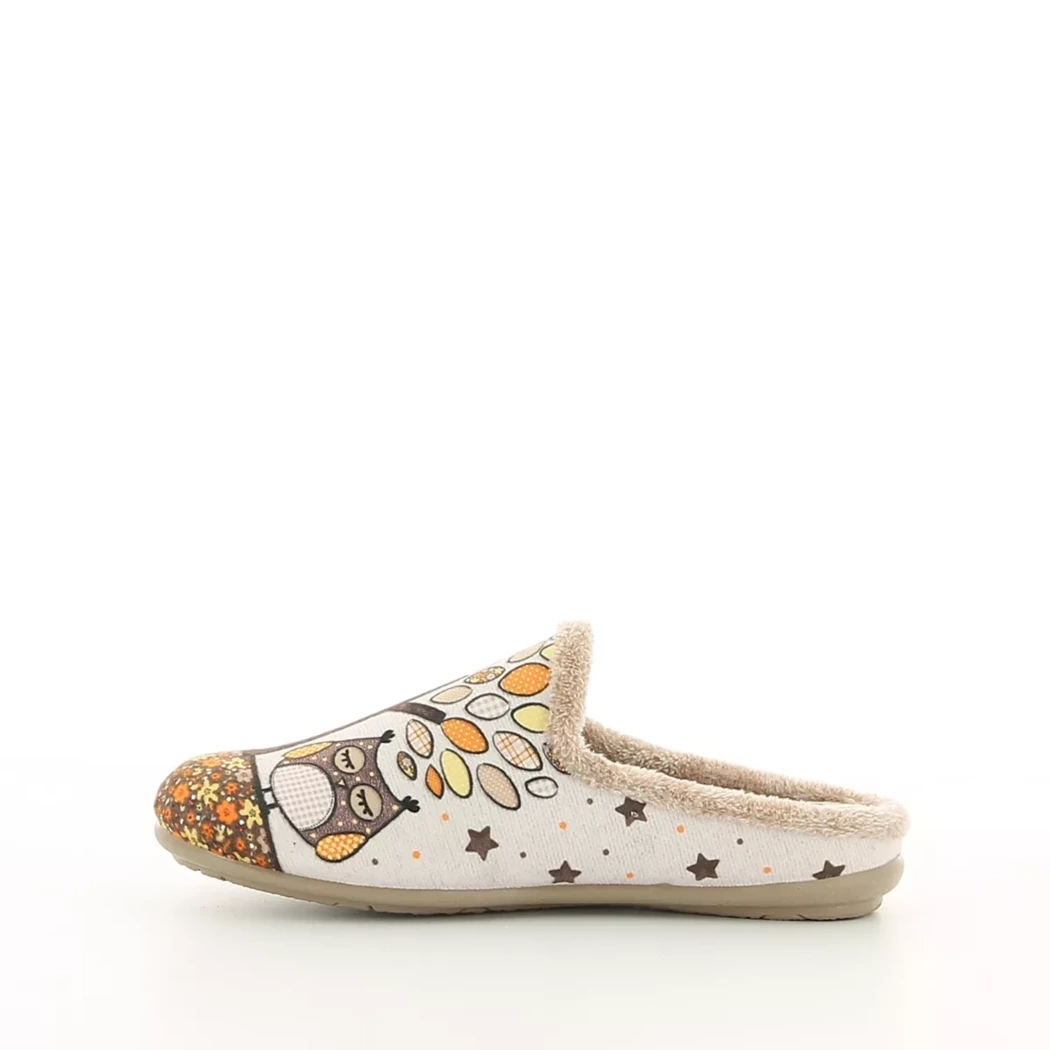Image (4) de la chaussures OUF!... - Pantoufles et Chaussons Beige en Textile Image (4) de la chaussures OUF!... - Pantoufles et Chaussons Beige en Textile