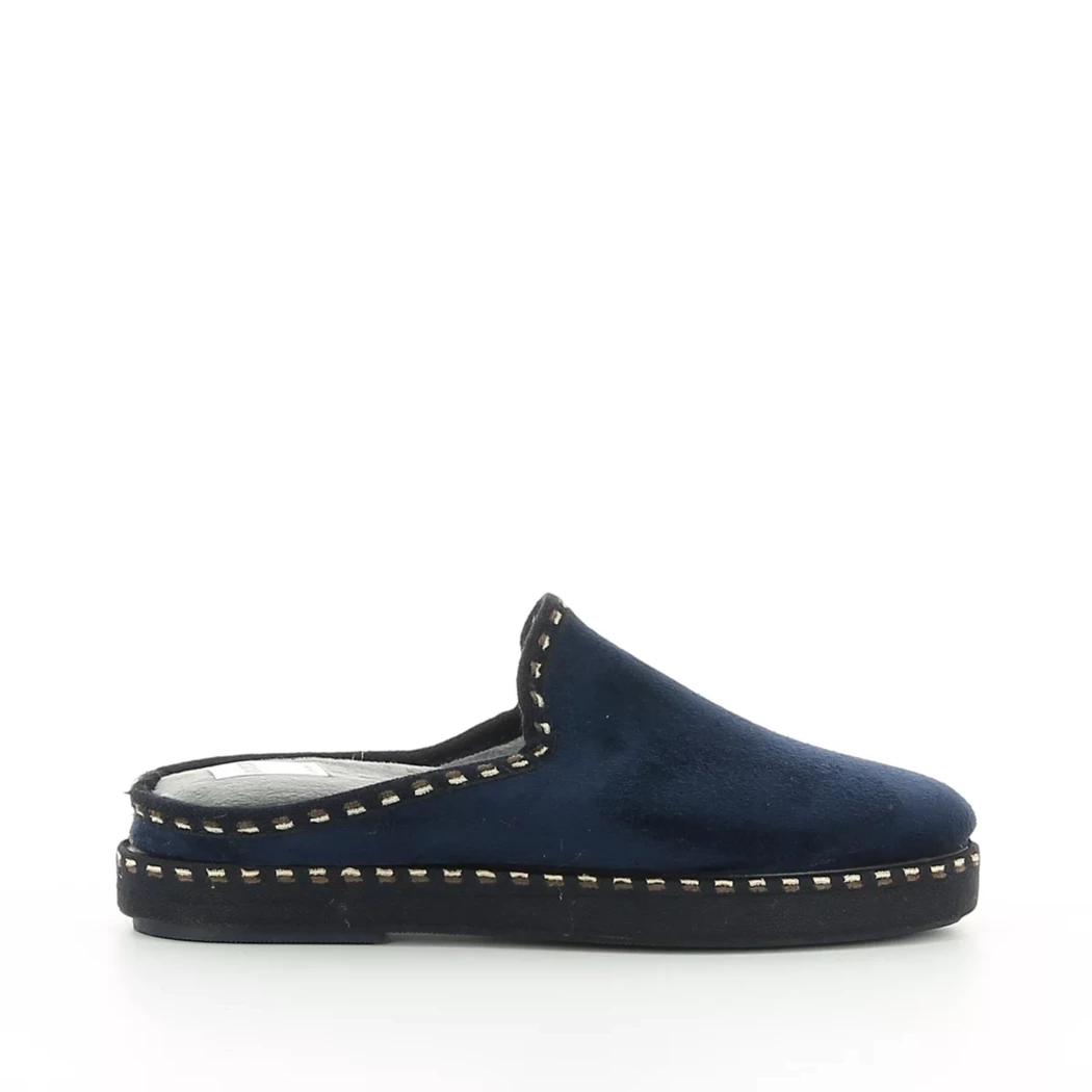 Image (2) de la chaussures Sard - Pantoufles et Chaussons Bleu en Textile