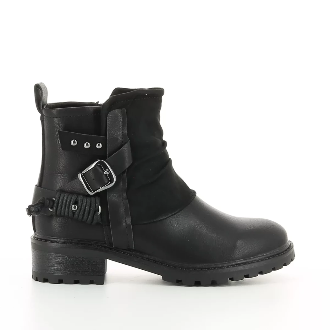 Image (2) de la chaussures Pretty Stories - Boots Noir en Cuir synthétique