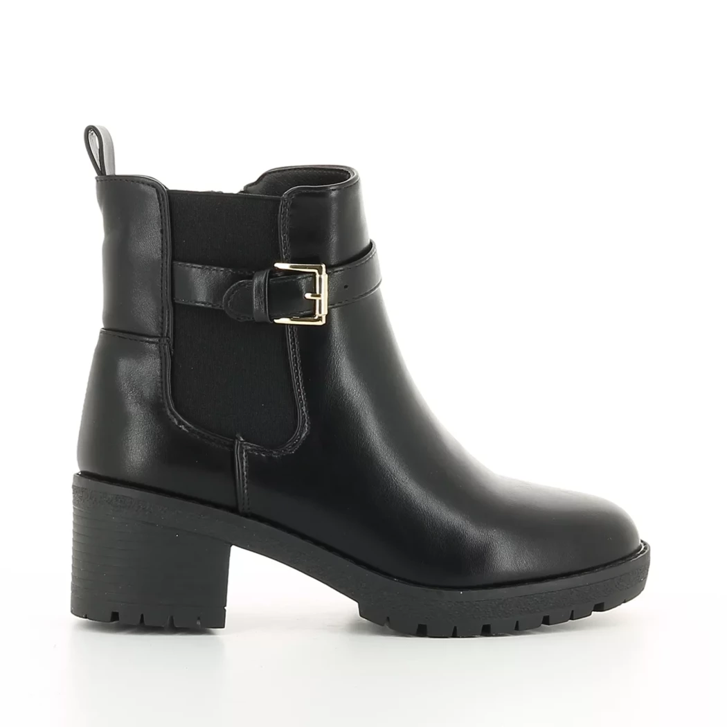 Image (2) de la chaussures Smart Standard - Boots Noir en Cuir synthétique