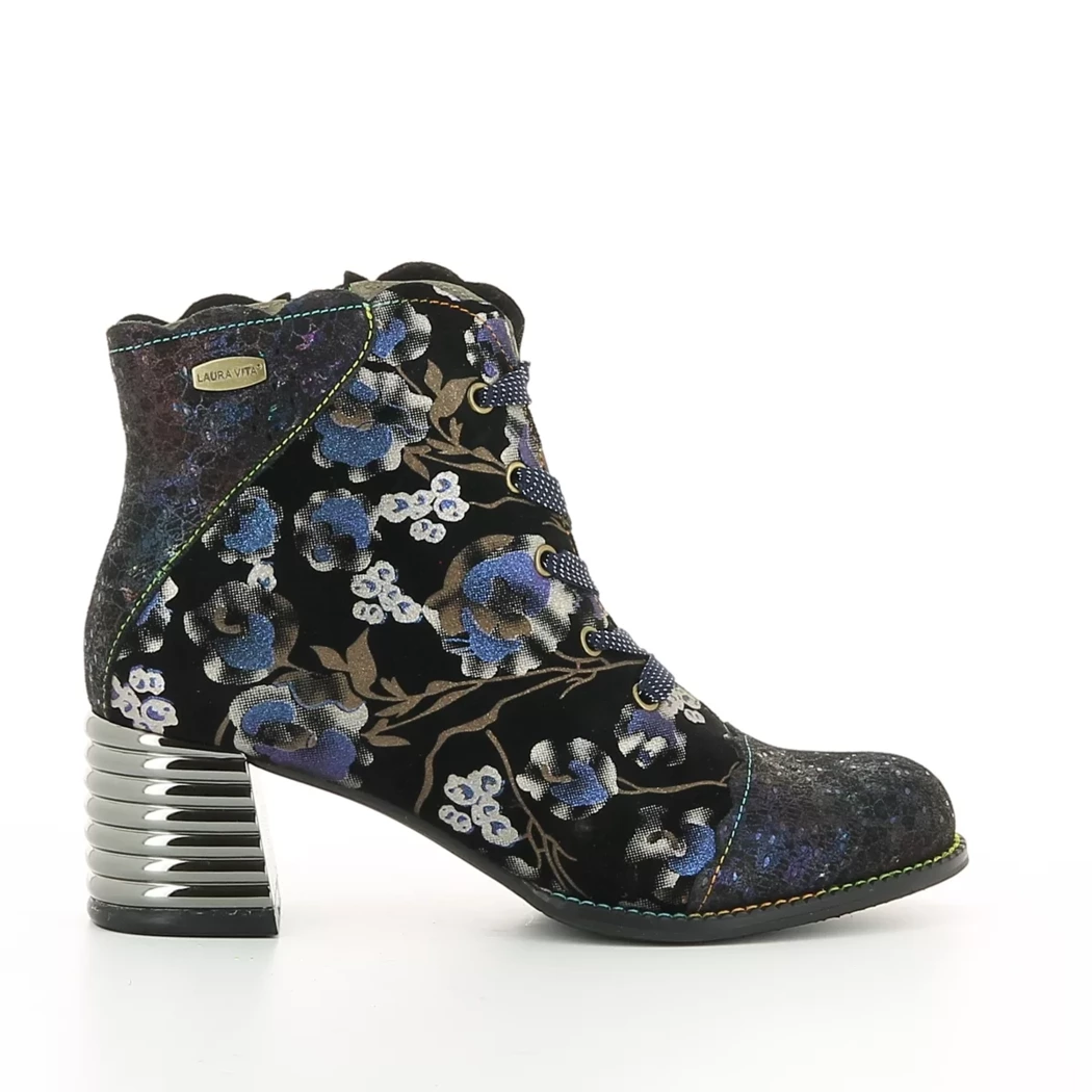 Image (2) de la chaussures Laura Vita - Bottines Bleu en Multi-Matières