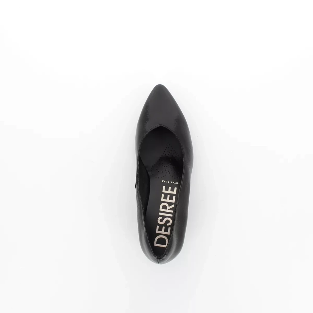 Image (6) de la chaussures Desiree - Escarpins Noir en Cuir vernis