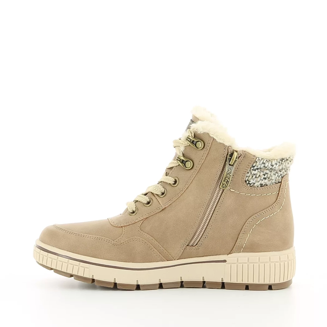 Image (4) de la chaussures Relife - Bottines Taupe en Cuir synthétique