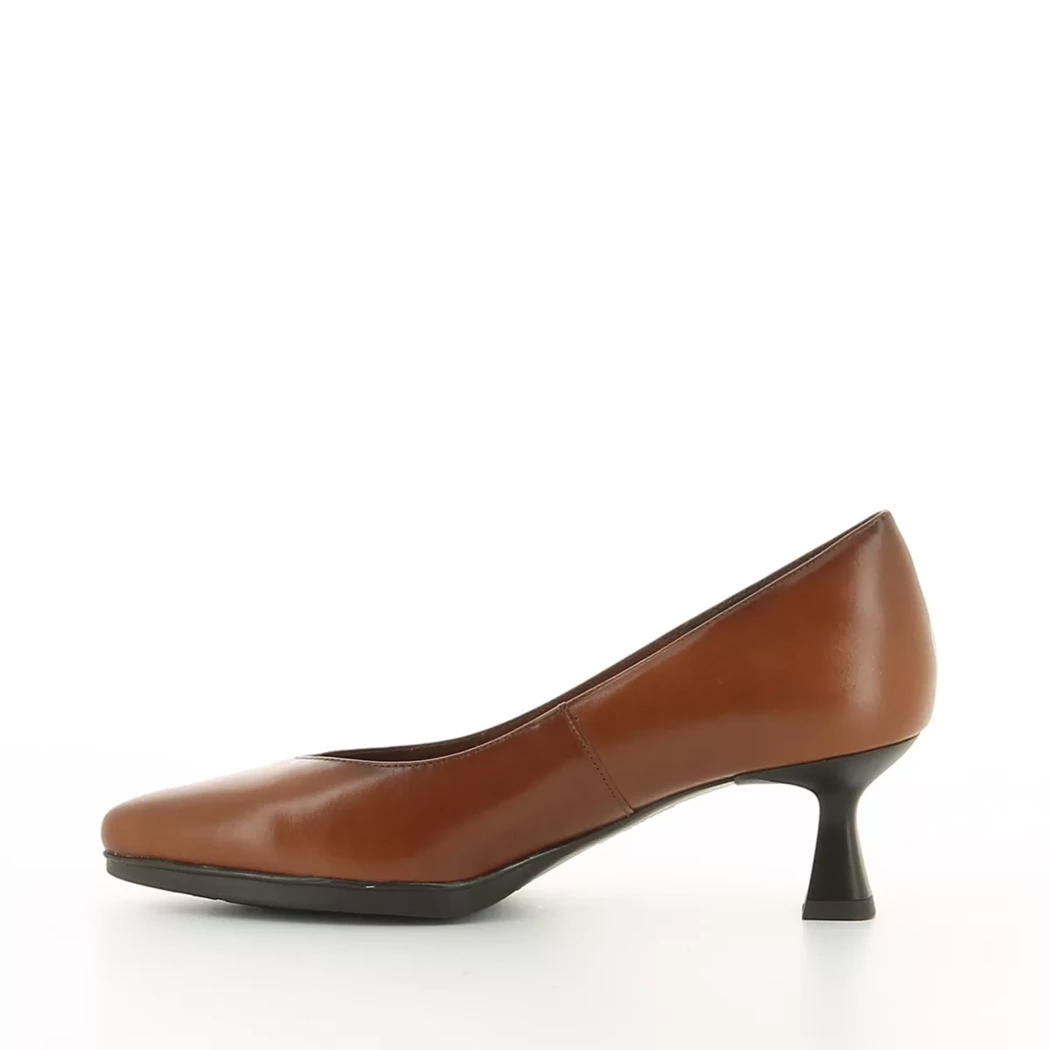 Image (4) de la chaussures Desiree - Escarpins Cuir naturel / Cognac en Cuir