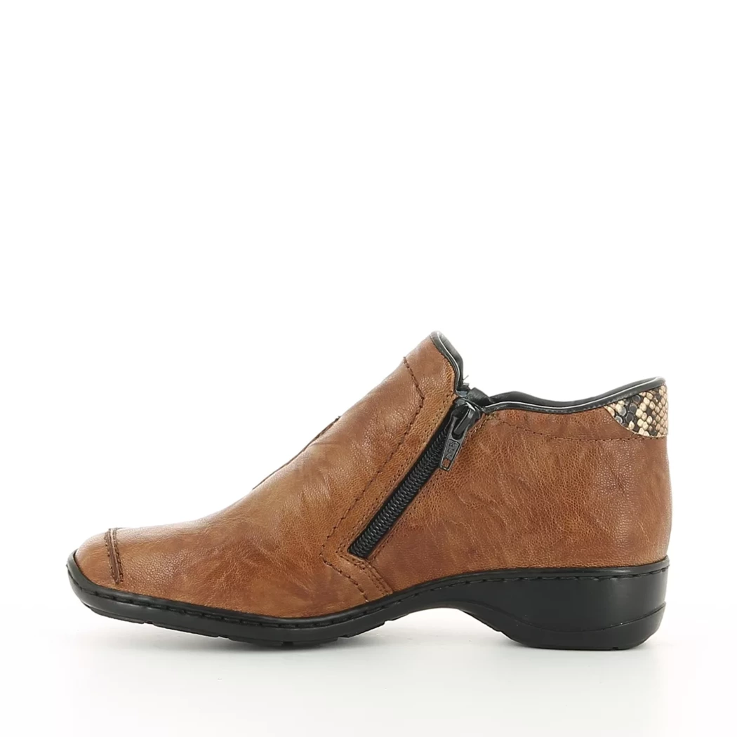Image (4) de la chaussures Rieker - Boots Cuir naturel / Cognac en Cuir