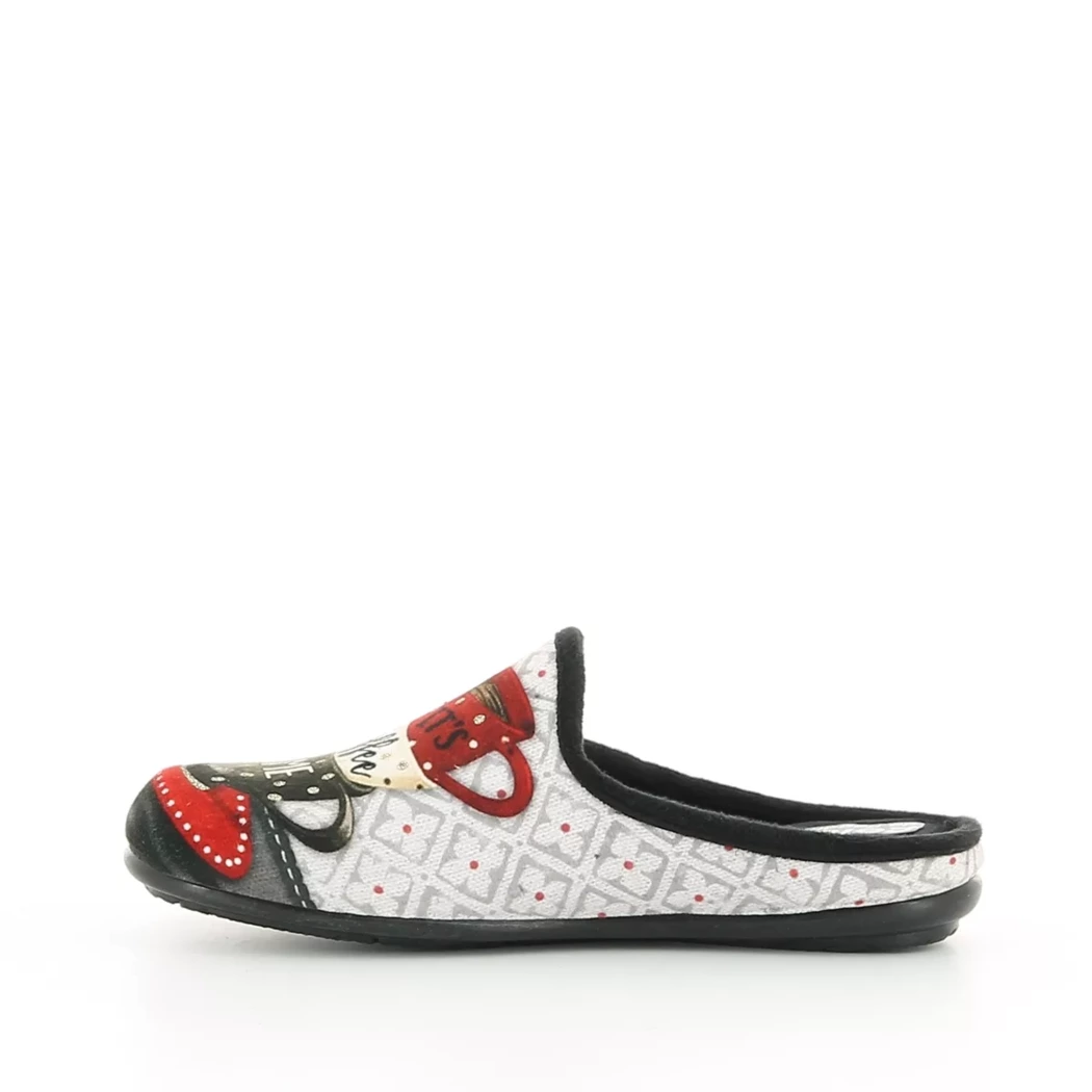 Image (4) de la chaussures Relax - Pantoufles et Chaussons Noir en Textile