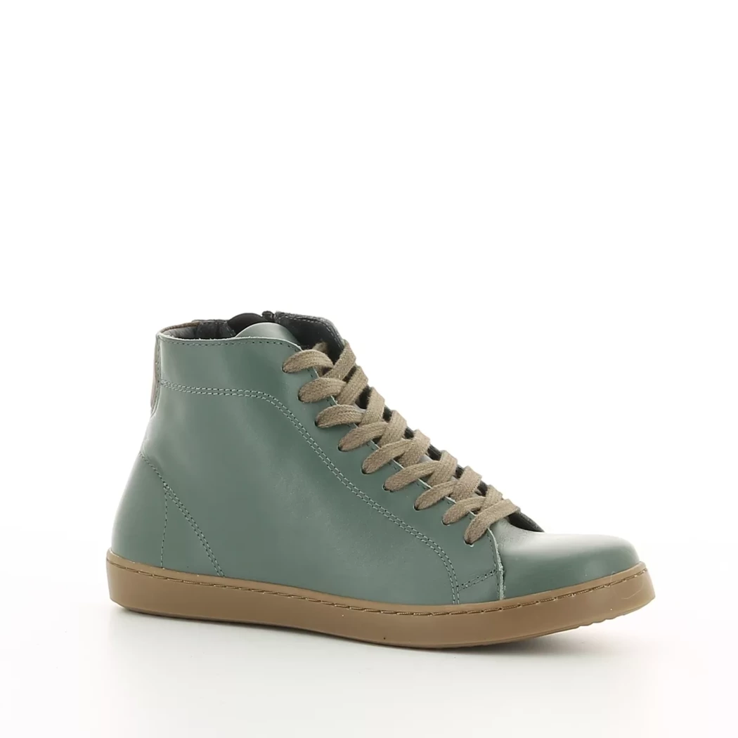Image (1) de la chaussures Diabolo Studio - Bottines Vert en Cuir