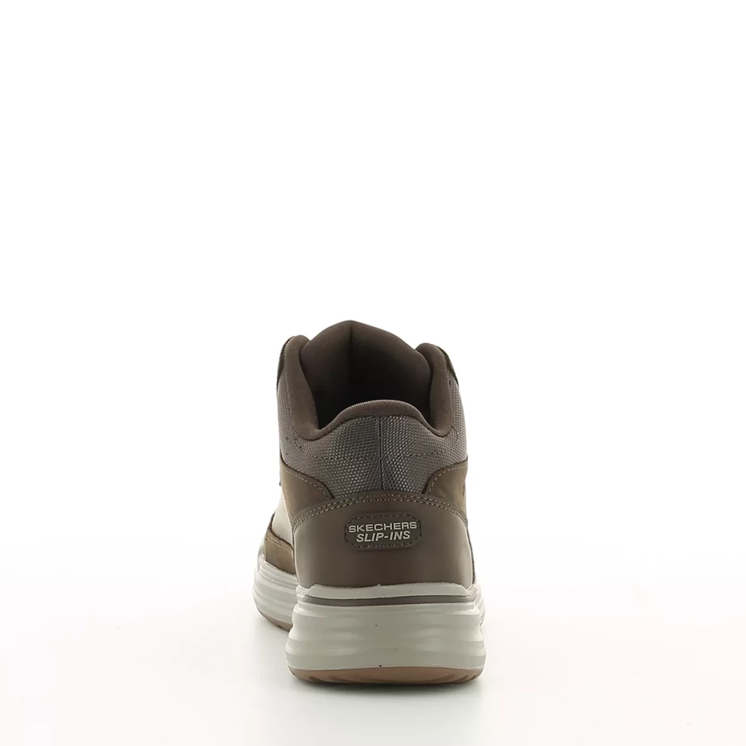 Image (3) de la chaussures Skechers - Bottines Marron en Cuir synthétique