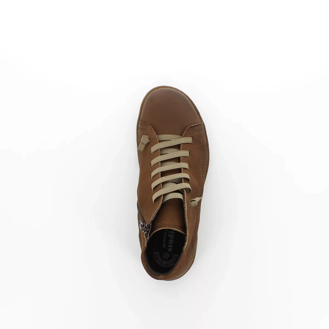 Image (6) de la chaussures Diabolo Studio - Bottines Cuir naturel / Cognac en Cuir