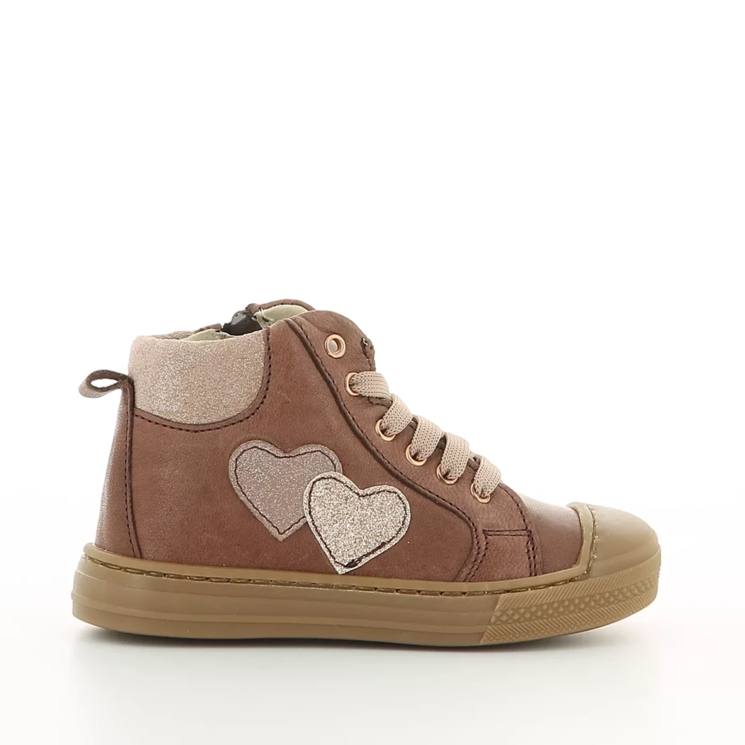 Image (2) de la chaussures Pretty Shoes - Bottines Rose en Cuir