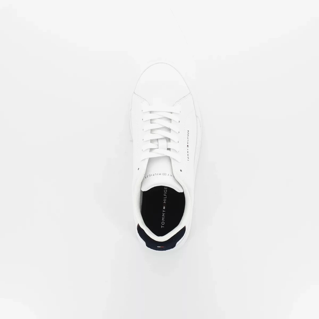 Image (6) de la chaussures Tommy Hilfiger - Baskets Blanc en Cuir