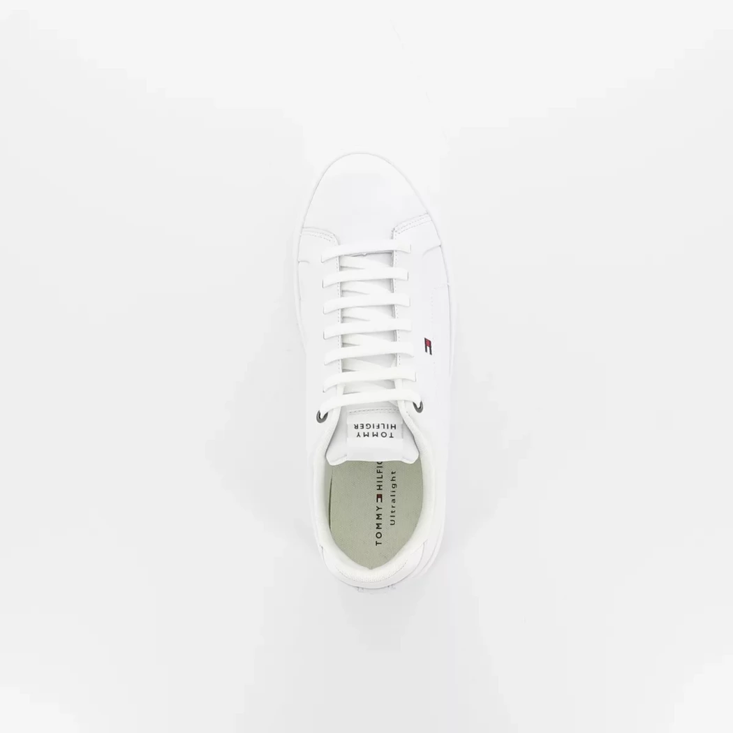 Image (6) de la chaussures Tommy Hilfiger - Baskets Blanc en Cuir