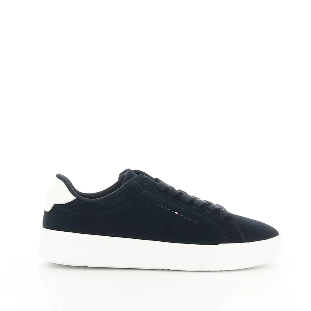 Image (2) de la chaussures Tommy Hilfiger - Baskets Bleu en Cuir nubuck