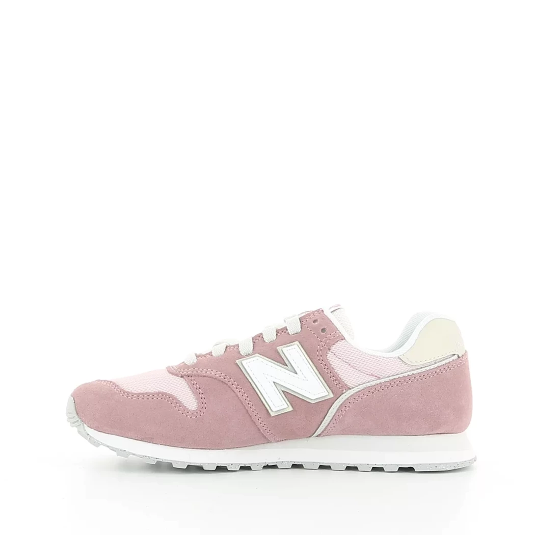 Image (4) de la chaussures New Balance - Baskets Rose en Cuir nubuck
