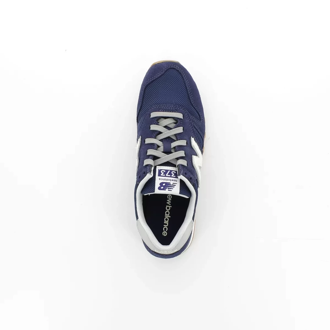 Image (6) de la chaussures New Balance - Baskets Bleu en Cuir nubuck