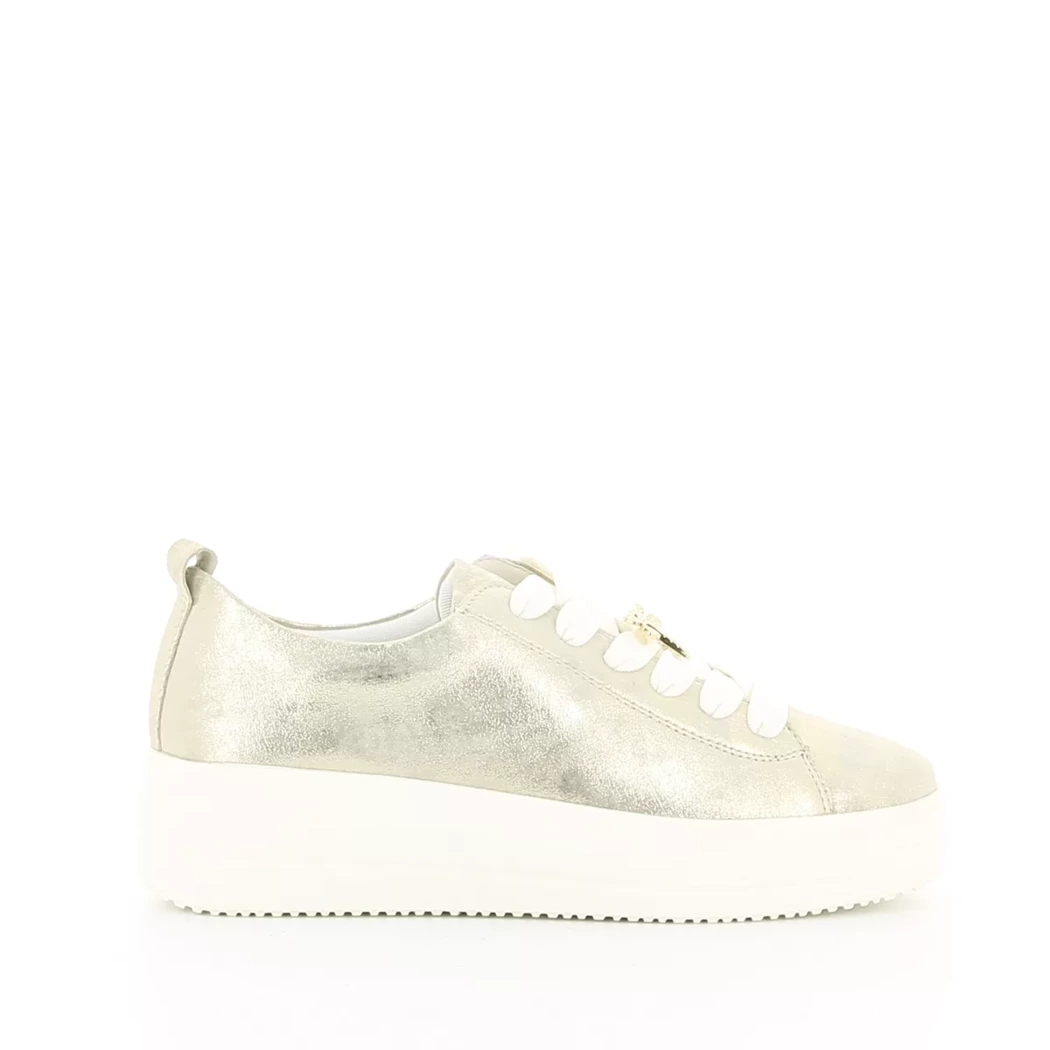 Image (2) de la chaussures Remonte - Baskets Or / Bronze / Platine en Cuir