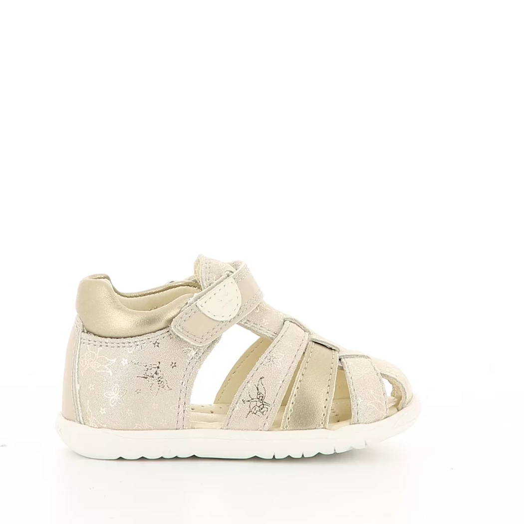 Image (2) de la chaussures Geox - Sandales et Nu-Pieds Beige en Cuir nubuck
