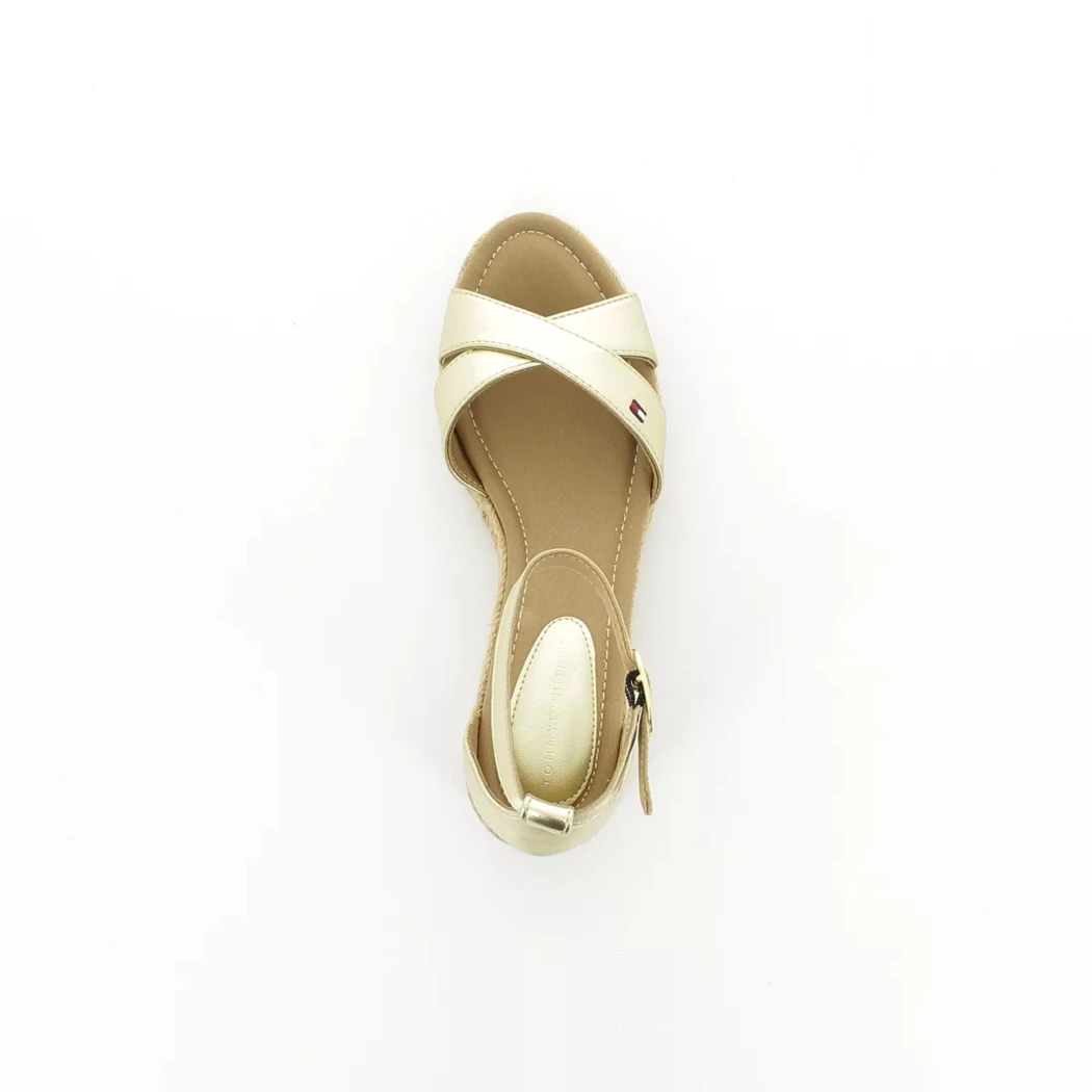Image (6) de la chaussures Tommy Hilfiger - Sandales et Nu-Pieds Or / Bronze / Platine en Cuir