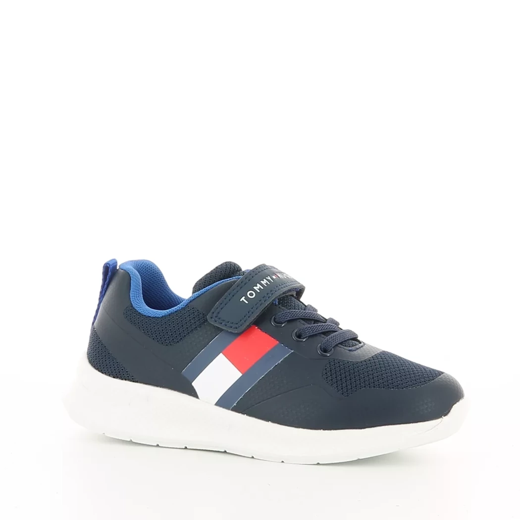Image (1) de la chaussures Tommy Hilfiger - Baskets Bleu en Cuir synthétique