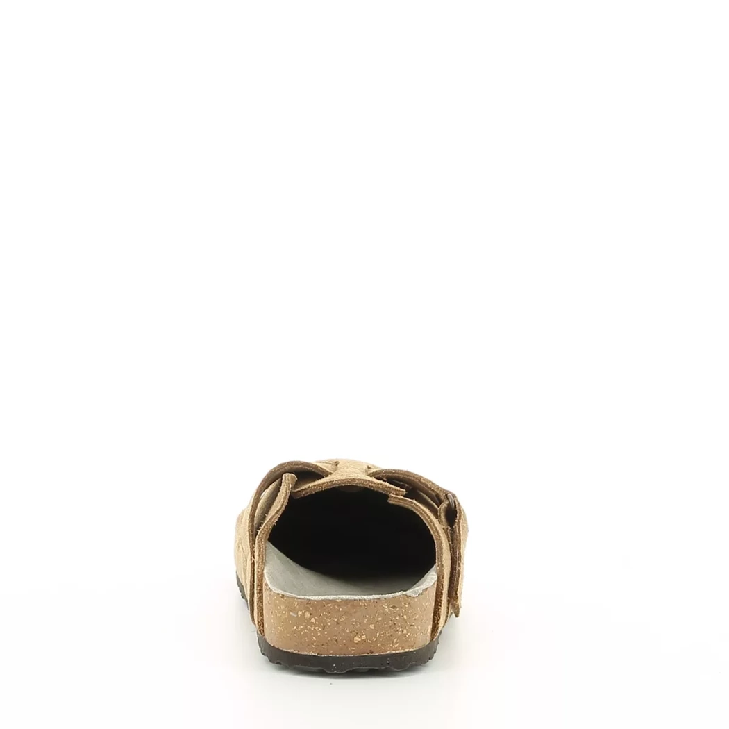 Image (3) de la chaussures Jack & Jones - Mules et Sabots Cuir naturel / Cognac en Cuir nubuck