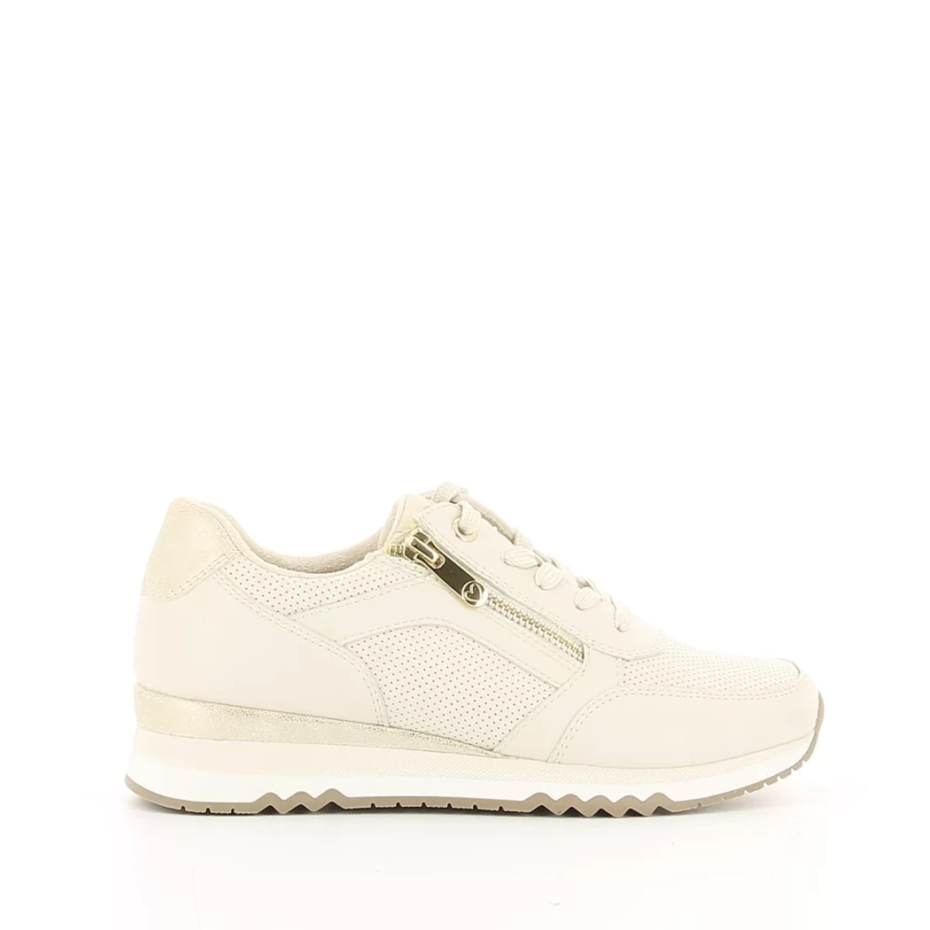 Image (2) de la chaussures Marco Tozzi - Baskets Beige en Cuir synthétique