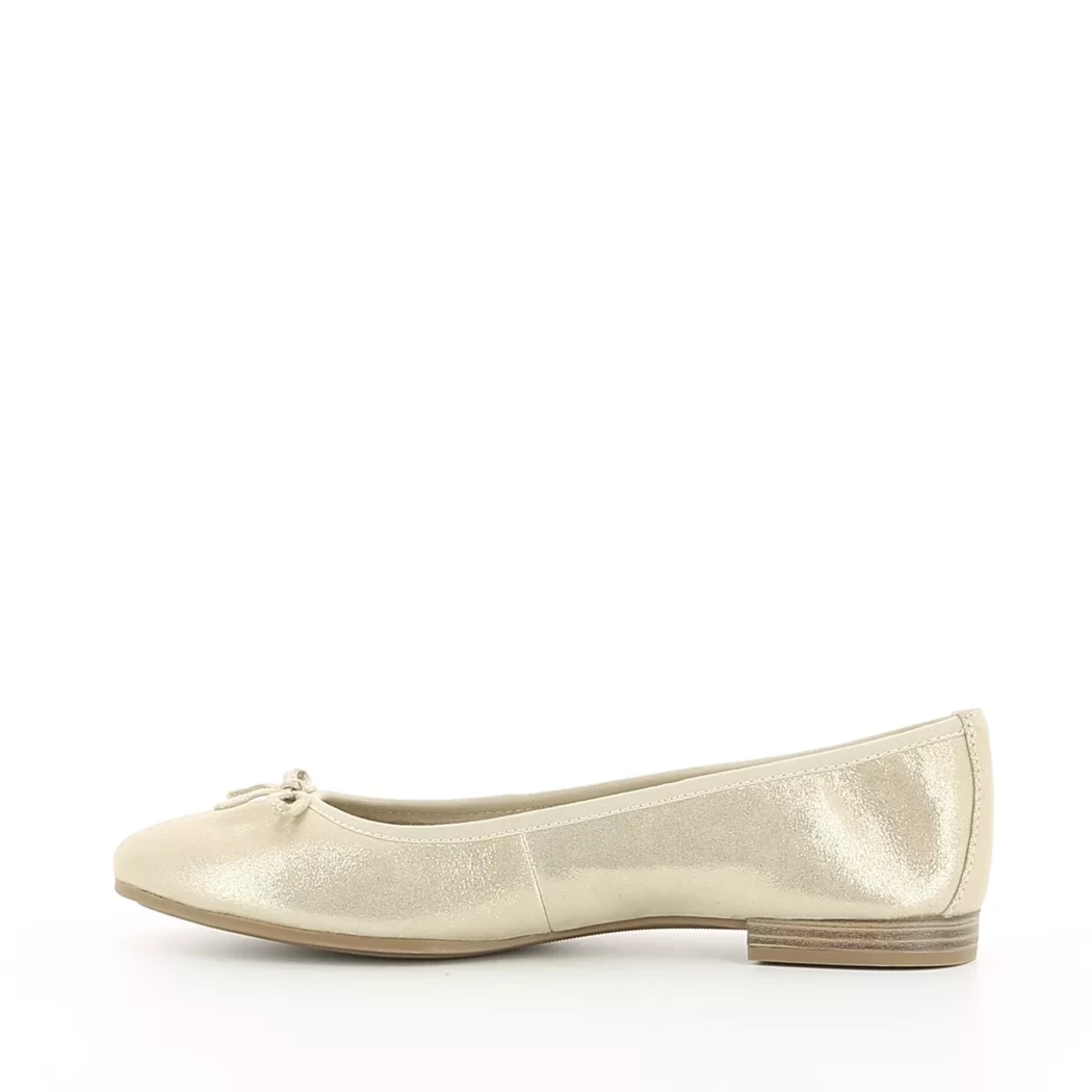 Image (4) de la chaussures Tamaris - Ballerines Or / Bronze / Platine en Cuir
