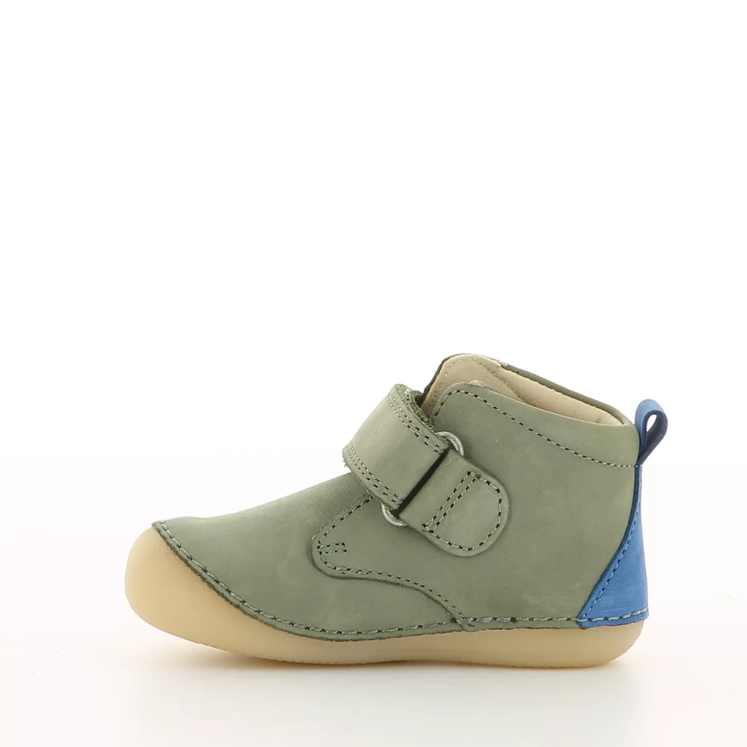 Image (4) de la chaussures Kickers - Bottines Vert en Cuir