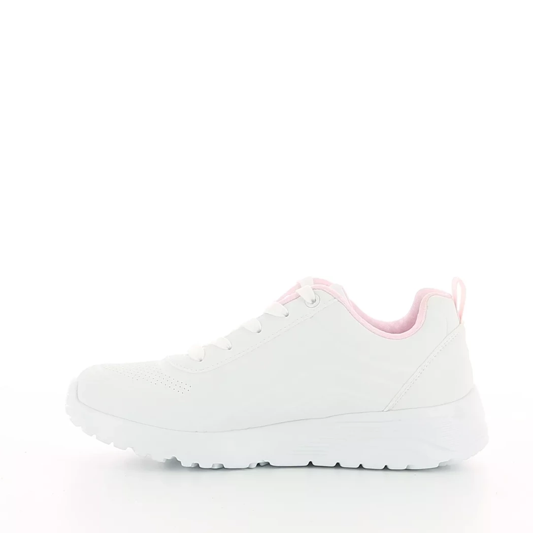 Image (4) de la chaussures Skechers - Baskets Blanc en Cuir synthétique