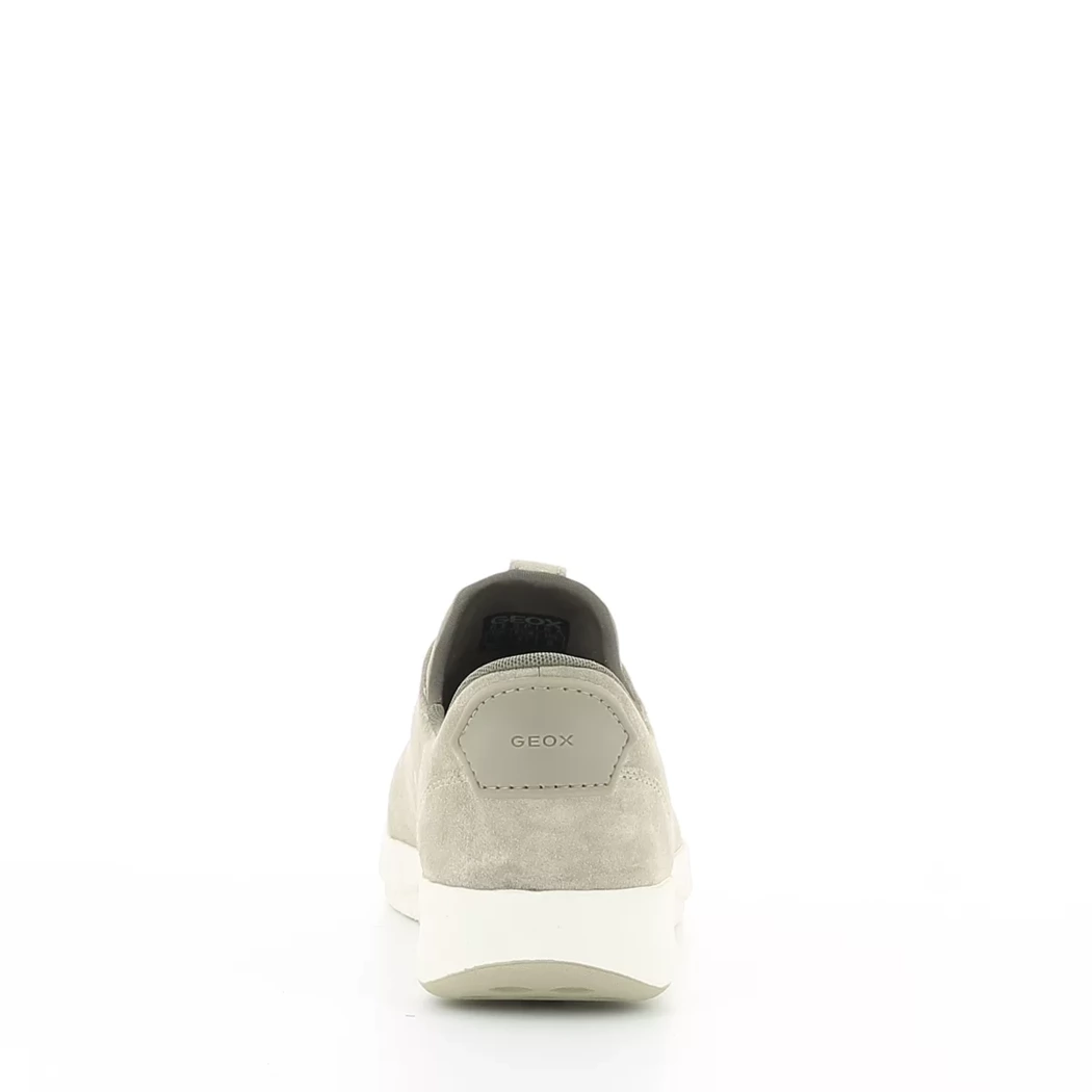 Image (3) de la chaussures Geox - Baskets Taupe en Cuir nubuck