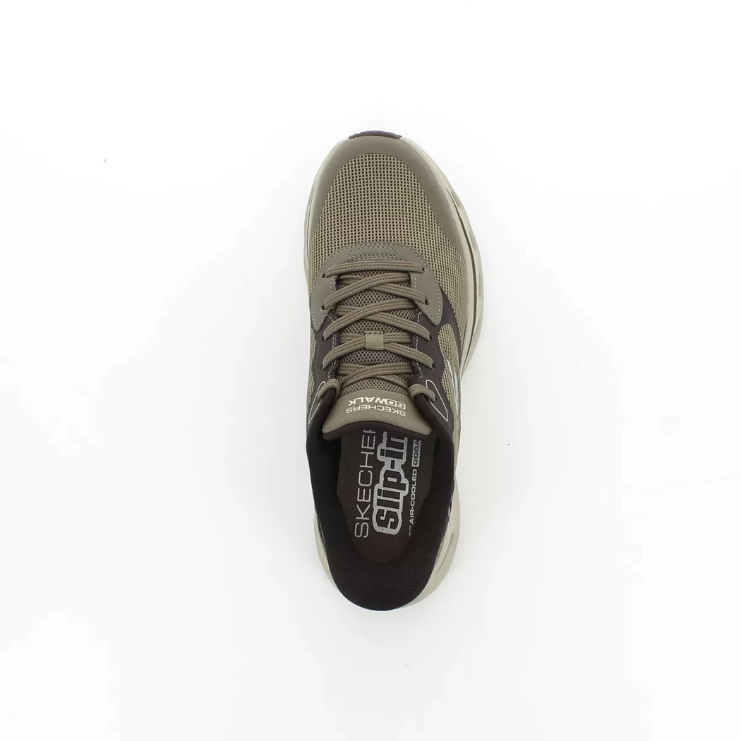 Image (6) de la chaussures Skechers - Baskets Taupe en Textile
