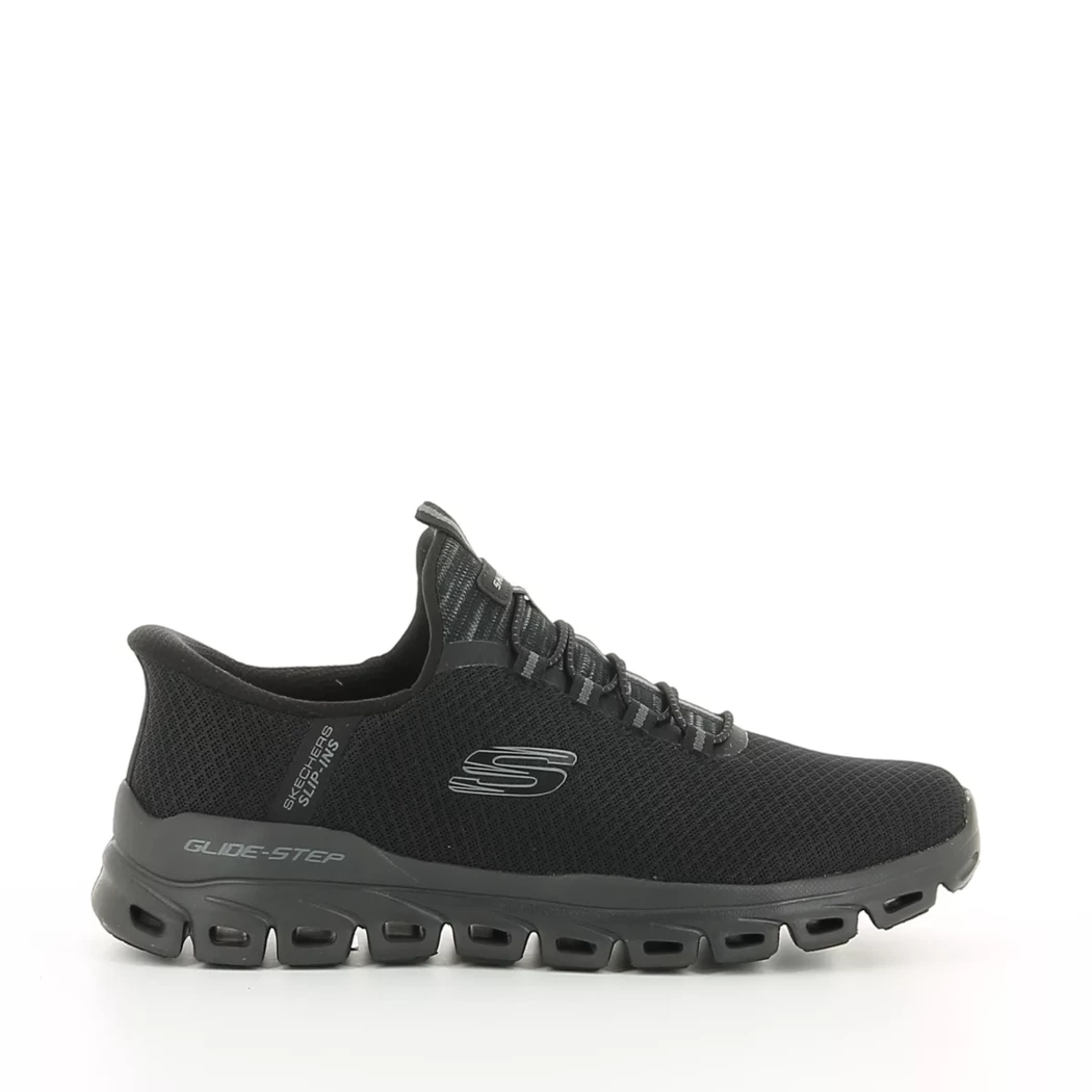 Image (2) de la chaussures Skechers - Baskets Noir en Textile