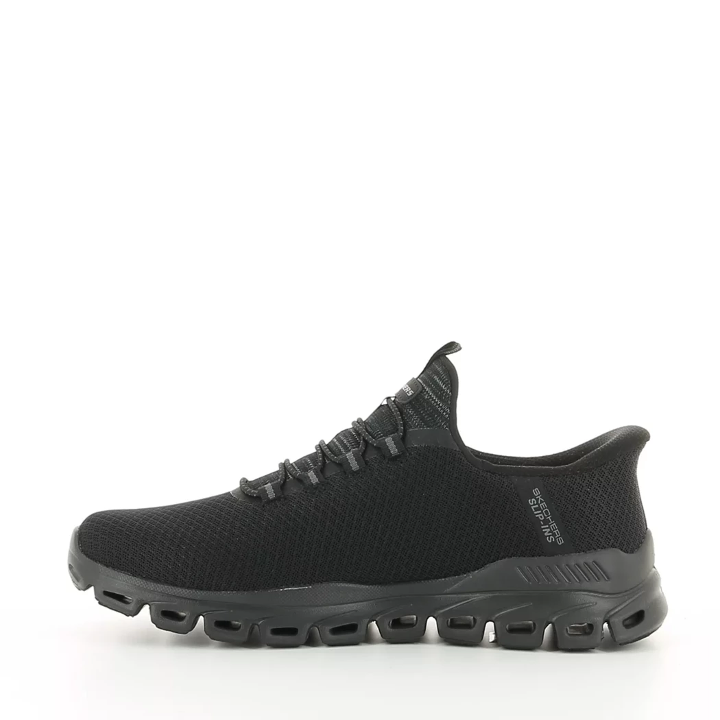 Image (4) de la chaussures Skechers - Baskets Noir en Textile