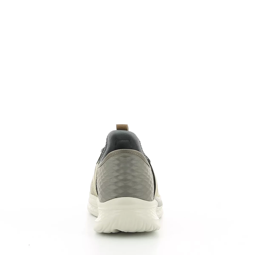 Image (3) de la chaussures Skechers - Baskets Taupe en Textile