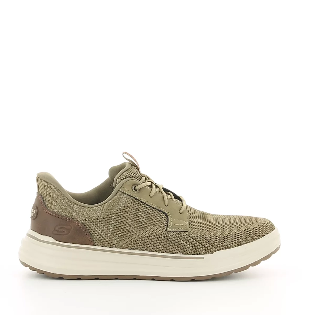 Image (2) de la chaussures Skechers - Baskets Taupe en Textile