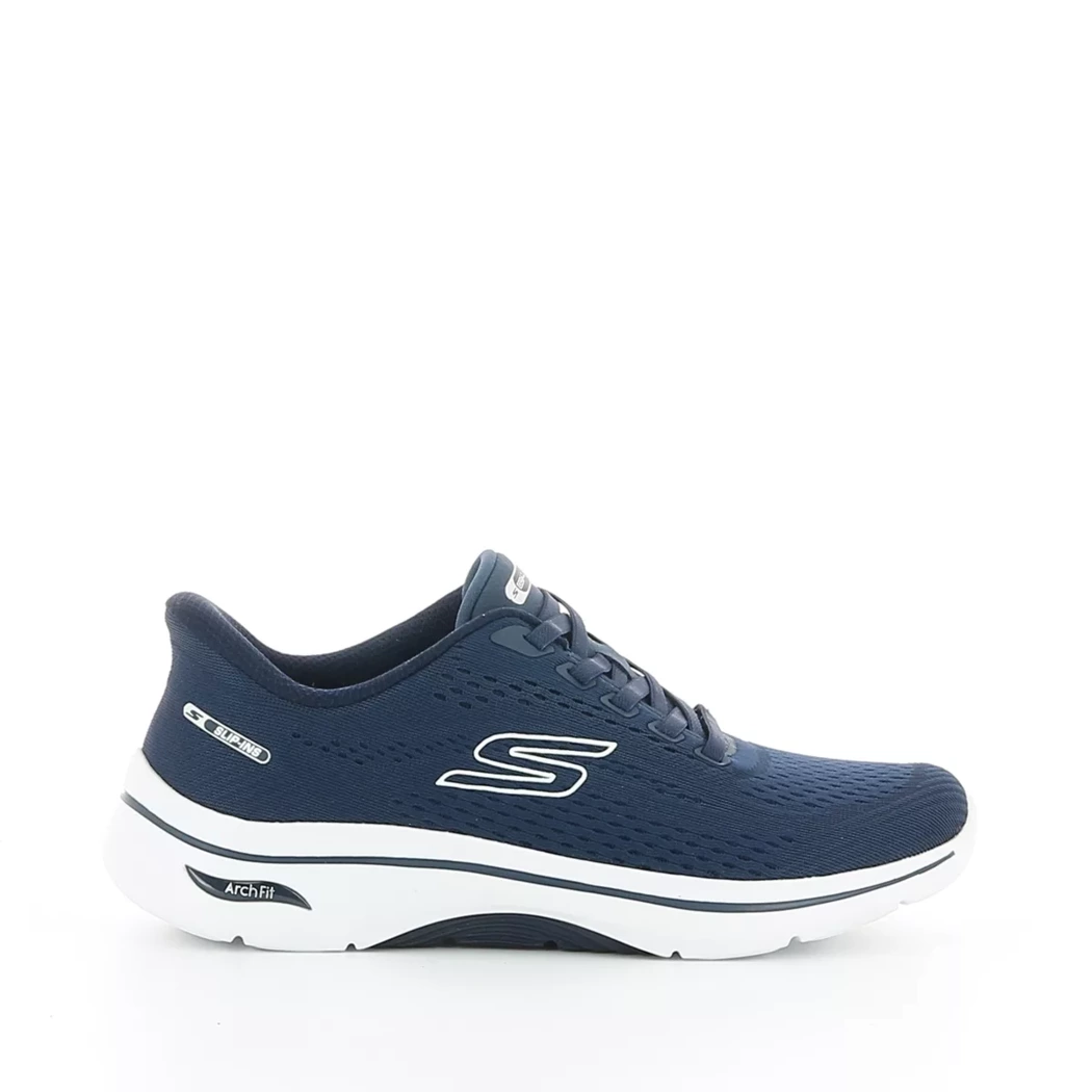 Image (2) de la chaussures Skechers - Baskets Bleu en Textile