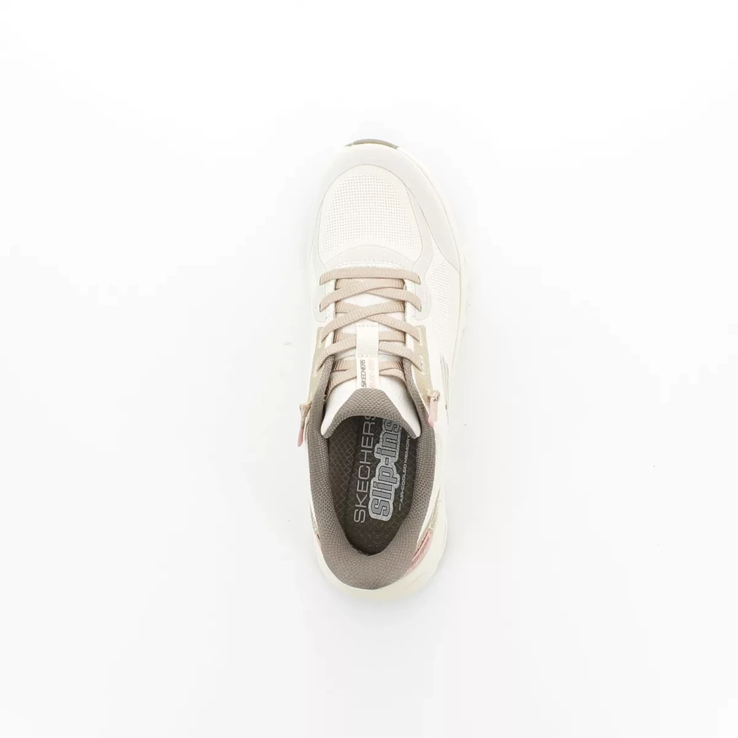 Image (6) de la chaussures Skechers - Baskets Beige en Textile