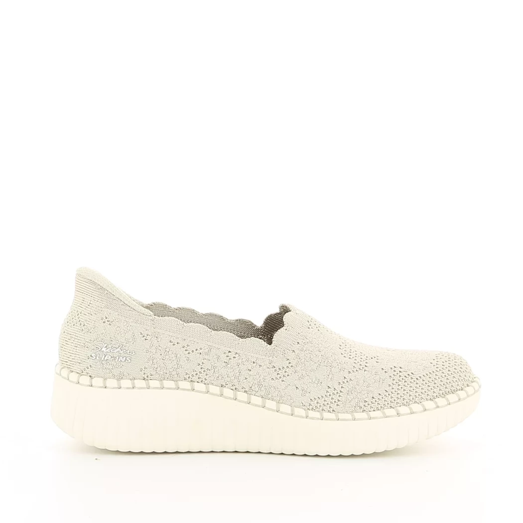 Image (2) de la chaussures Skechers - Mocassins Beige en Textile
