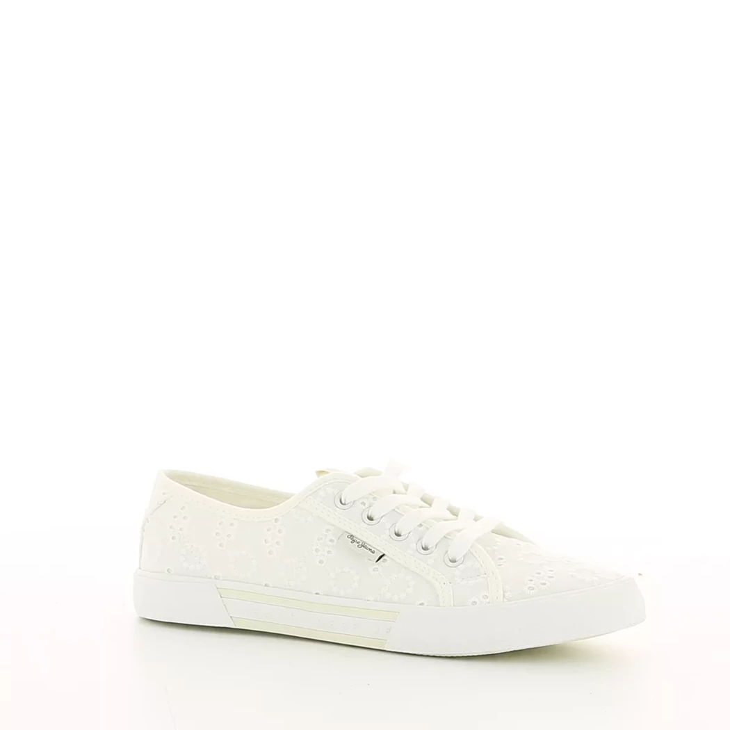 Image (1) de la chaussures Pepe Jeans - Baskets Blanc en Textile