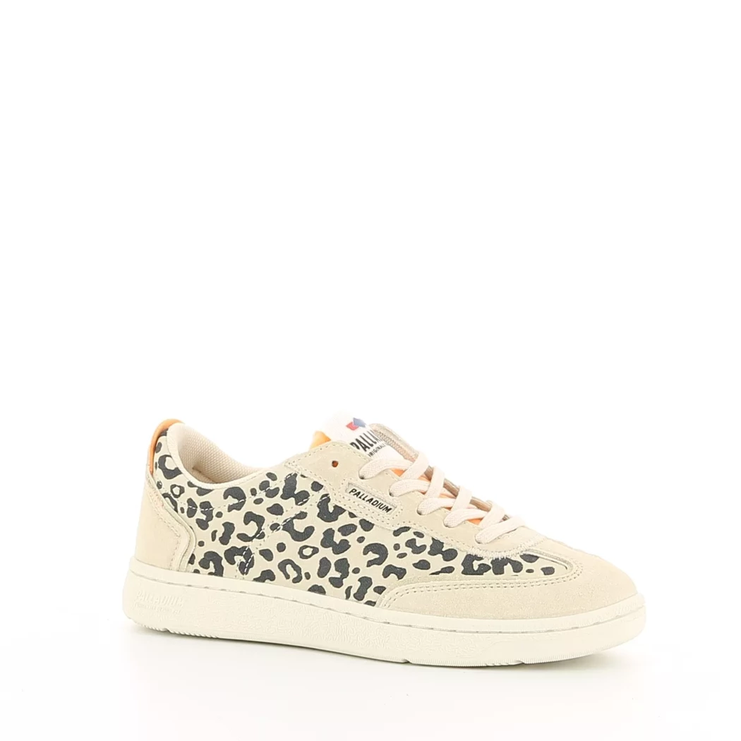 Image (1) de la chaussures Palladium - Baskets Beige en Cuir nubuck