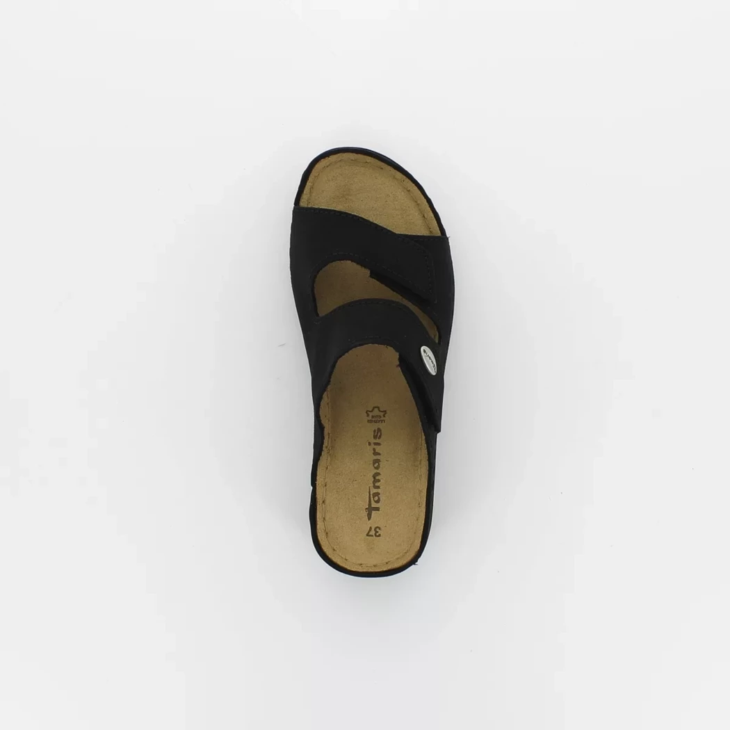 Image (6) de la chaussures Tamaris - Mules et Sabots Noir en Cuir nubuck