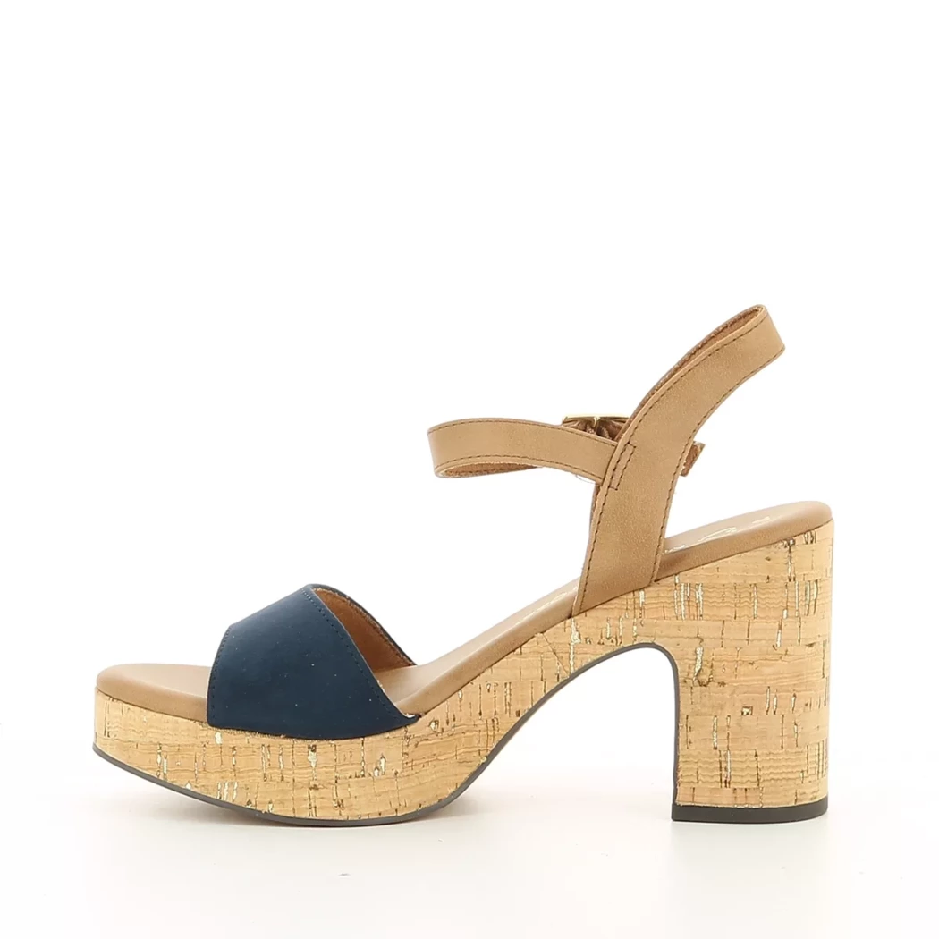 Image (4) de la chaussures Marco Tozzi - Sandales et Nu-Pieds Bleu en Cuir synthétique