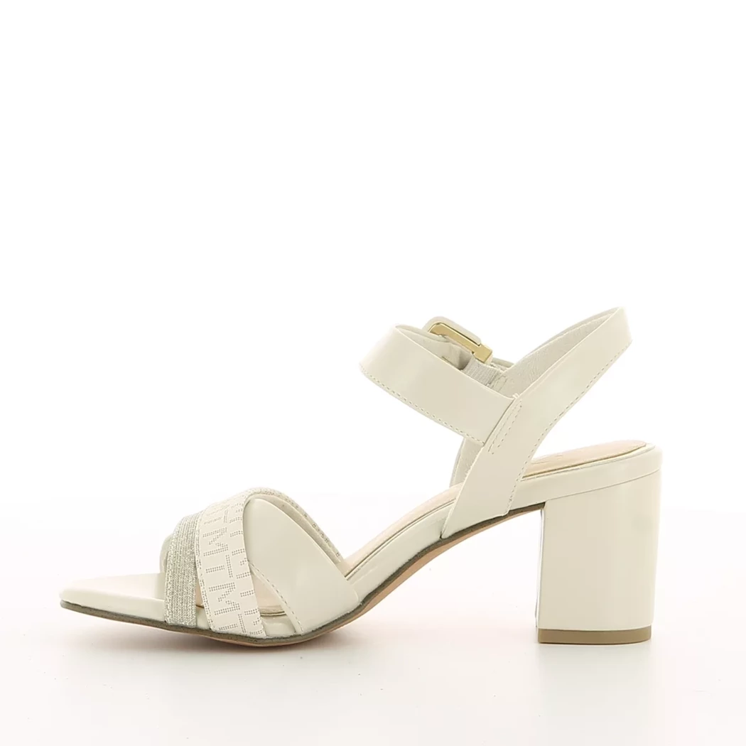 Image (4) de la chaussures Marco Tozzi - Sandales et Nu-Pieds Blanc en Cuir synthétique