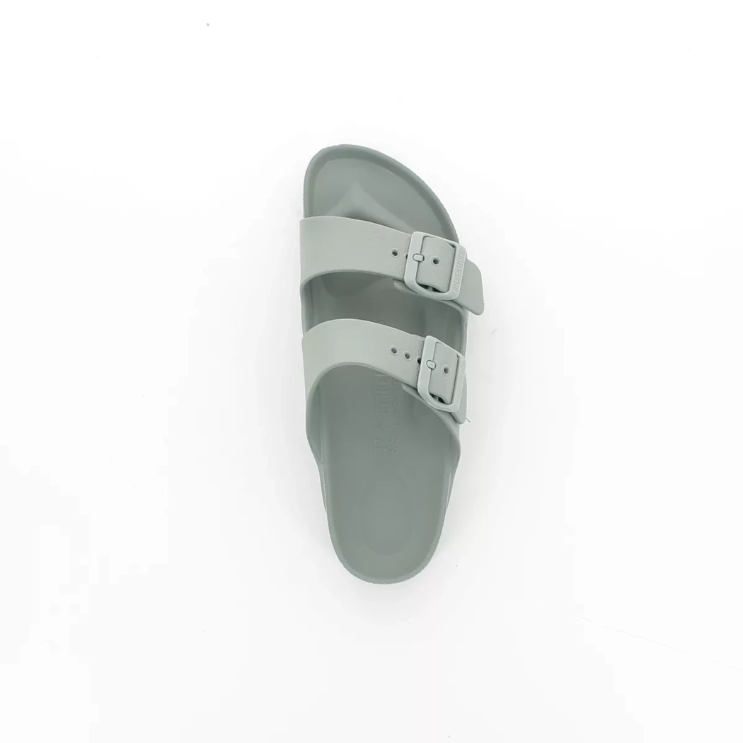 Image (6) de la chaussures Birkenstock - Mules et Sabots Vert en Caoutchouc