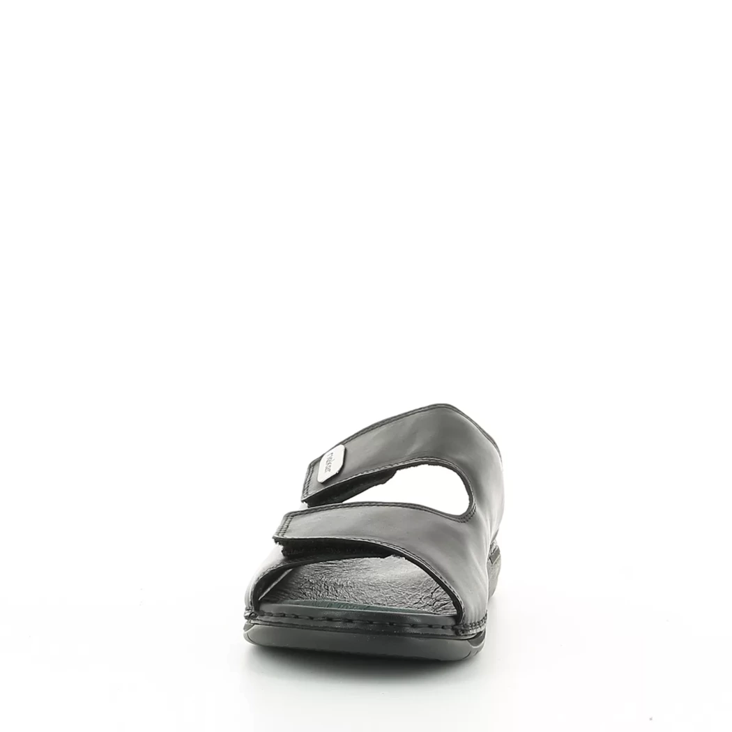Image (5) de la chaussures Rieker - Mules et Sabots Noir en Cuir