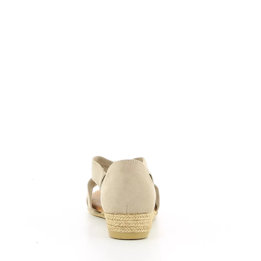 Image (3) de la chaussures Divina - Sandales et Nu-Pieds Taupe en Cuir synthétique