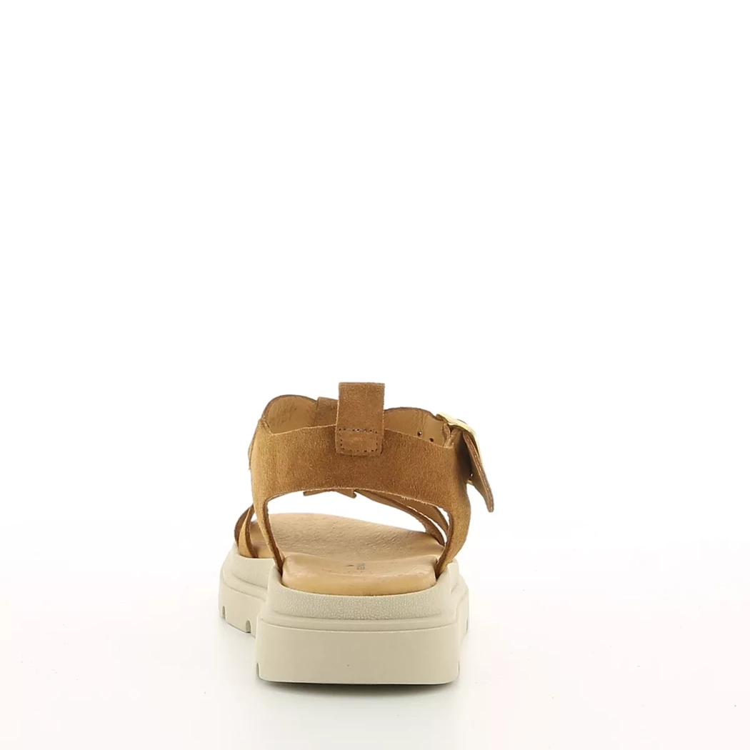 Image (3) de la chaussures Free Monday - Sandales et Nu-Pieds Cuir naturel / Cognac en Cuir nubuck