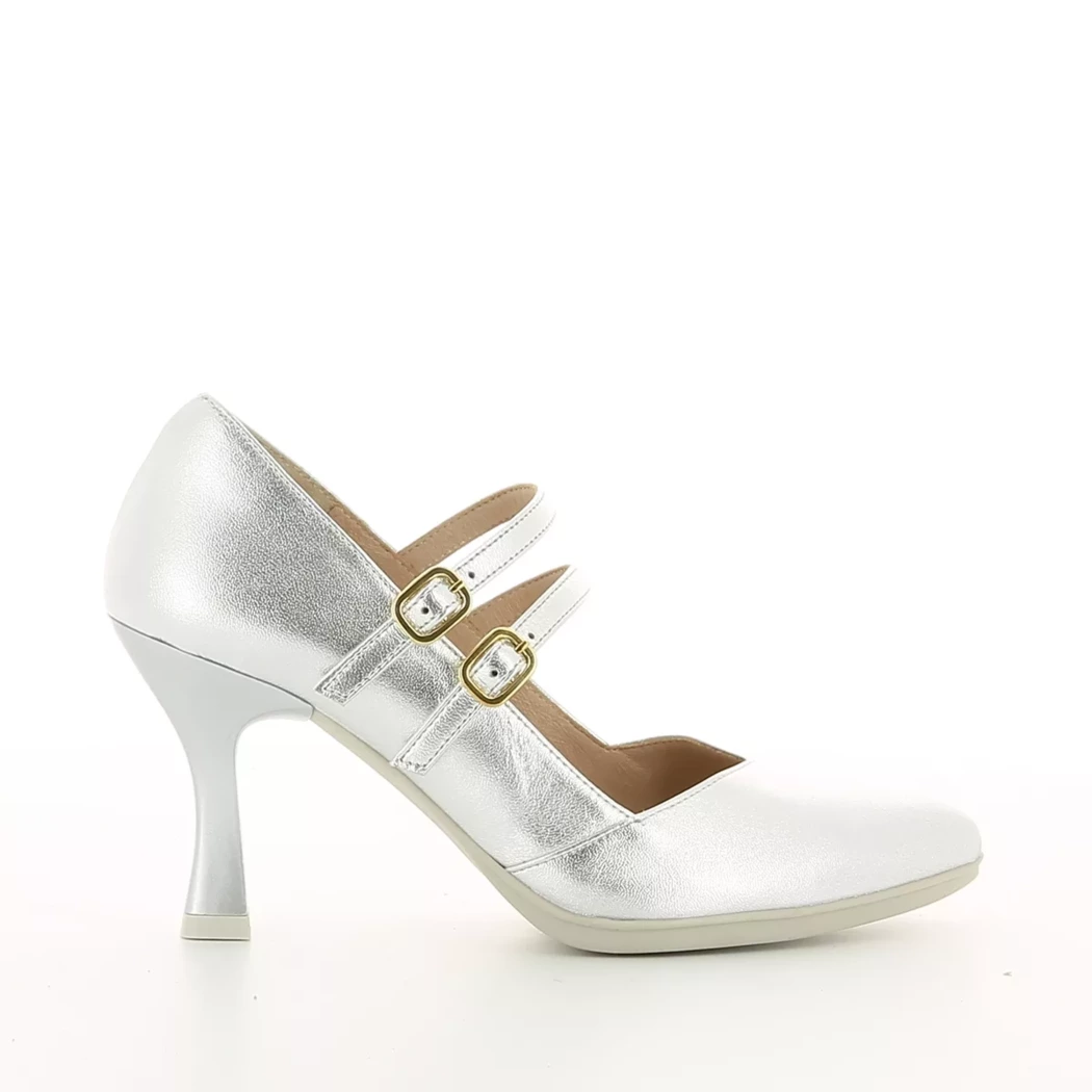Image (2) de la chaussures Desiree - Escarpins Argent en Cuir