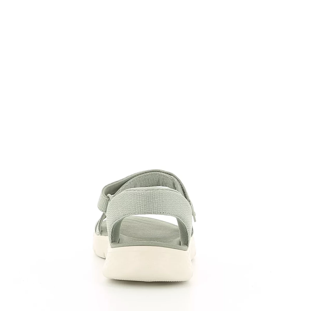 Image (3) de la chaussures Skechers - Sandales et Nu-Pieds Vert en Textile
