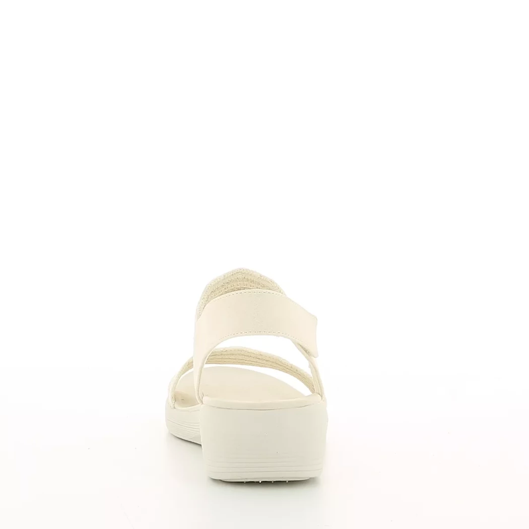 Image (3) de la chaussures Skechers - Sandales et Nu-Pieds Blanc en Textile