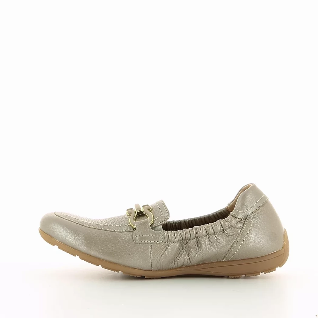 Image (4) de la chaussures Caprice - Mocassins Taupe en Cuir